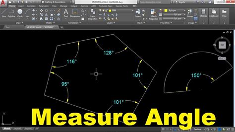 angle measurement in autocad